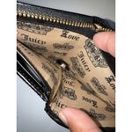 Juicy Couture Vintage Black  Wallet‎ Card Holder Case Velvet Y2K Zip Around I Photo 6