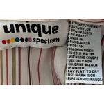 Unique spectrum  Women's Orange Tan Brown Stripes Button Front Blouse Size 1X‎ Photo 2