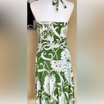 Anthropologie  Ric Rac Y2K Floral Halter Midi Dress,‎ Small Photo 2