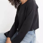 Madewell Women’s Supercrop Long-Sleeve Tee Black Size Small Photo 0