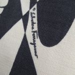 Salvatore Ferragamo Vintage Gray Cream Wool Skirt Photo 6