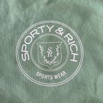 Sporty & Rich Monaco Sage Crewneck Sweatshirt Green Size XS Photo 4