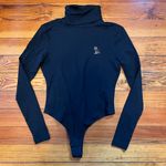 Like New! OVO Black Turtleneck Bodysuit with Gold logo Photo 1