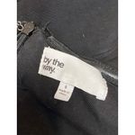 by the way. Black Strapless Tube Bandeau Slit Sleeveless Mini Bodycon Dress Sz S Photo 2