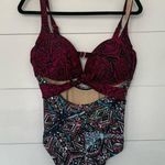 Swimsuits For All Women’s 14 Aztec Crossover One Piece Swim Photo 0