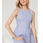 Emporio Armani Sleeveless Tweed Dress Blue Womens Size IT 44 US 8 Photo 3
