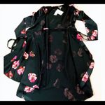 Joie  Miltona Purple Floral Print Satin Wrap Dress Photo 3