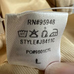 Cozy Co Women's Harper Plaid Jacket Beige Button Up Lined Shacket Layering Large Black Photo 8