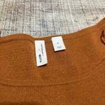 Moth Anthropologie | Women's Bell Sleeve Boatneck Tunic Sweater Mini Dress Sz S Orange Photo 4