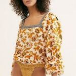 Free People Blooming Borders Bodysuit Photo 1