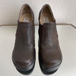 Lower East Side Vintage Y2K Brown Faux Leather Chunky Platform Heeled Ankle Boot Photo 7