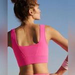 Free People Movement Good Karma Square Neck Sports Bra Hot Pink M / L Size M Photo 1