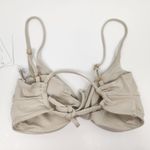 l*space L* Shimmer Ringo Bikini Top in Bone Cream Size Small NWT Photo 2