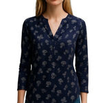 Sonoma (F-161) Long sleeves womens blouse size XS blue color Photo 0