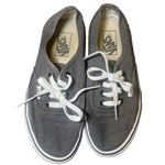 Vans Canvas Skateboarding Shoes Mens Size 6/Womens 7.5 Grey White Off The Wall Photo 2