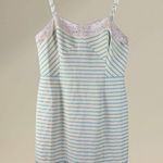 Lilly Pulitzer  Remi Dress Blue Horizon Bayview Stripe Metallic Removable Strap 8 Photo 2