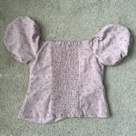 WAYF Floral Pink Puff Sleeve Top Photo 2