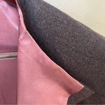 Opera Coat 1960s Wool custom Cape/overcoat,purple contrast satin purple lining Size L Photo 4