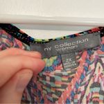 Ny Collection Plus Size Multicolor Sleeveless Maxi Dress Rainbow Chevron Stripe Photo 5