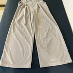 Halara Gray Wide Leg Waffle Work Pants Photo 2