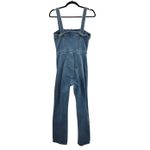 GRLFRND  Hill Overalls Jumpsuit Denim Cropped Alive Again Blue Wash Size Small Photo 1