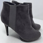 Apt. 9  Women's Biennial Grey Faux Suede High Heels Booties Size 9‎ 1/2 M Photo 0