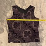 White Stag  Purple Paisley Sleeveless Top Photo 3
