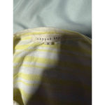 Copper Key ☔️ Women's Striped T-Shirt Size M Yellow Short Sleeve Top Photo 2