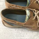 Sperry  Intrepid Navy Green Plaid Clear Sequin Loafers Photo 7