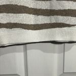 A New Day  women’s ivory top with tan animal stripes. Size Large. Photo 2