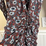 Veronica Beard Anjali Stretch Silk Mini Dress Size 8 Cottagecore Designer Photo 4