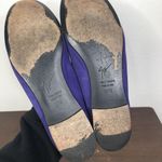 Giuseppe Zanotti Women's Size 37.5 Suede Black Tassel Slip On Loafers Flats Photo 6