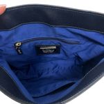 Ripani Italian Leather Handbag Purse Shoulder Bag Navy Blue white Nautical Photo 9