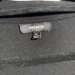 Premise Black Duster Cardigan Womens XL Classic Business Minimalist Pockets Open Photo 2