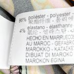 ZARA Womens XS Mini Bodycon Floral Paisley Dress Bell Sleeve Cutout Multicolor Photo 12