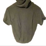 Abercrombie & Fitch Small Black Spellout Hooded Short Sleeve Sweatshirt Photo 3