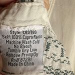 Johnny Was  Melvin Button Down Shirt White with Embroidery Photo 5