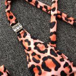 Boutique 1632 Clearance vintage style cheetah shoulder bling monokini Photo 5