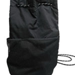 PINK - Victoria's Secret Pink By Victoria Secret Black Drawstring Backpack‎ Bag Outter Mesh Pockets NWT Photo 0