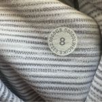 Lululemon  Women's Align Higher Rise White Stripe Print Size 8 Wide Leg Photo 3