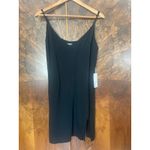 Reformation Marlowe Mini Slip Dress in Black NWT Size XL SUSTAINABLE FASHION LBD Photo 1