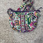 Vera Bradley Viva La Vera Saddle Up Crossbody Handbag Purse Floral Hipster Photo 4