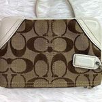 Coach  Brown Signature Canvas Wristlet Photo 0