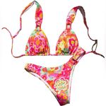 Bright Colorful Tropical Bikini Women’s 2 Piece Swimsuit Sz XS NWOT Photo 6