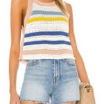 BCBGeneration  Colorful Striped Knit Tank Top Photo 0