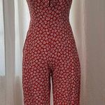 Old Navy Floral tie front cropped jumpsuit Photo 1