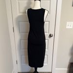 Universal Threads Universal Thread| Black Ribbed Tank Top Sleeveless Dress Photo 4