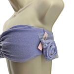 Victoria's Secret  Lilac Purple Terry Cloth Bikini Top Womens Medium Photo 1