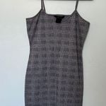 Coco and Shay Houndstooth Spaghetti Strap Mini Dress Purple Size Medium Y2K Black Photo 0