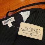 Say What? Say What? Black Jumpsuit Size Small Photo 6